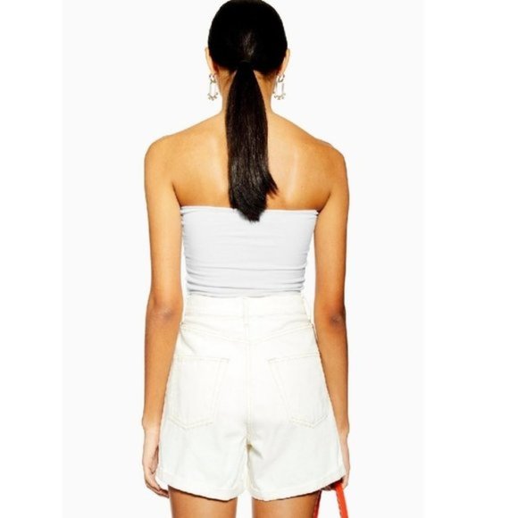 🛍2/$25🛍Topshop Ribbed Knit Bandeau Tube Top - Picture 2 of 6